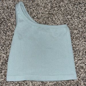 One Shoulder Crop Top